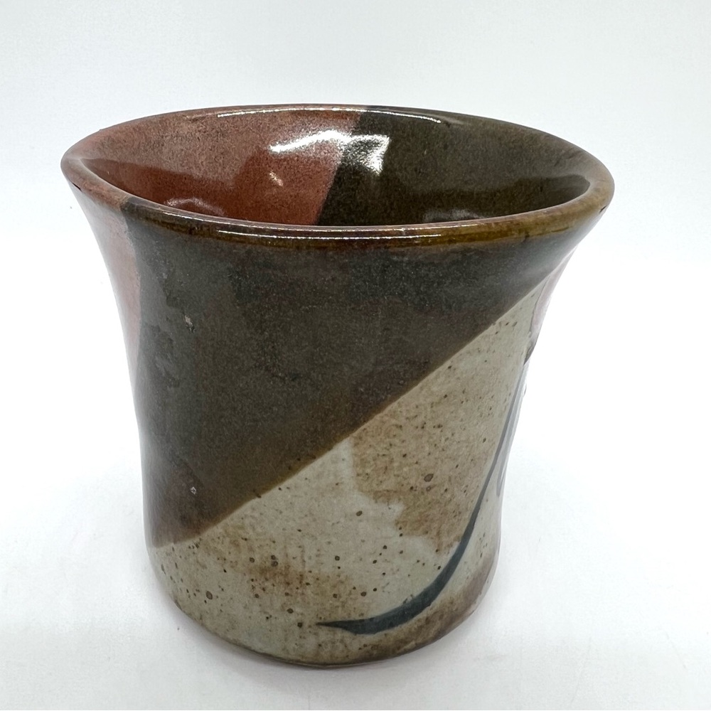 Y2K Signed John Freimarck Set of 2 Studio Pottery Mugs - Picture 5 of 16